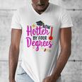 Class Of 2022 Four Degrees Hotter Graduation Day Master Grad Men's V-Neck T-Shirt