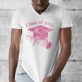 Class Of 2032 Senior 2032 Back To School 2032 Graduation Cap Men's V-Neck T-Shirt