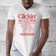 Clickin' Since The 90s Retro Computer Nostalgia Men's V-Neck T-Shirt Clickin' Since The 90s Retro Computer Nostalgia Men's V-Neck T-Shirt