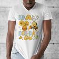 Dad Of The Bee-Day Girl Bee Birthday Party Men's V-Neck T-Shirt