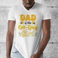 Dad Of The Bee Day Girl Flower Birthday Family Matching Men's V-Neck T-Shirt