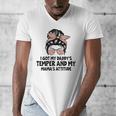 I Got My Daddy's Temper And My Mama's Attitude Men's V-Neck T-Shirt