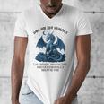 Dads Are Like Dragons Legendary Protective Fatherhood Men's V-Neck T-Shirt Dads Are Like Dragons Legendary Protective Fatherhood Men's V-Neck T-Shirt
