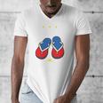 Discipline Arsenal Pinoy Nostalgia Filipino Tsinelas Premium Tri-Blend Men's V-Neck T-Shirt