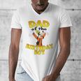 Disney Mickey & Friends Goofy Dad Of The Birthday Boy Men's V-Neck T-Shirt