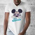 Disney Mickey And Friends Cool Mickey Summer Vibes Dad Logo Men's V-Neck T-Shirt