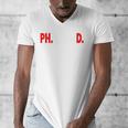 Doctorate PhinisheD PhD Graduation Premium Men's V-Neck T-Shirt
