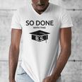 Done With This BS College Graduation Men's V-Neck T-Shirt