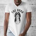 The Dood Bernedoodle Mom Doodle Dog Dad Men's V-Neck T-Shirt