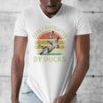 Easily Distracted Duck Hunting Dad Hunter Son Daughter Men's V-Neck T-Shirt