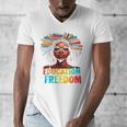 Education Is Freedom Afro Books Men's V-Neck T-Shirt Education Is Freedom Afro Books Men's V-Neck T-Shirt