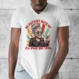 Elder Emo Grandma Nana Be Patient With Me I'm From The 1900s Men's V-Neck T-Shirt
