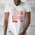 Elder Emo Retro Punk Typography Nostalgia Men's V-Neck T-Shirt Elder Emo Retro Punk Typography Nostalgia Men's V-Neck T-Shirt