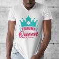 EMT Trauma Queen Paramedic Student T-Shirt Graduation Men's V-Neck T-Shirt