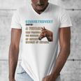 Equinetrovert Definition Equine Horse Riding Introvert Men's V-Neck T-Shirt