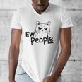 Ew People Introverts Stay Home Socially Awkward Men's V-Neck T-Shirt