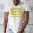 Fallout Shelter Nuclear War Radioactive Nostalgia T-Shirt Men's V-Neck T-Shirt