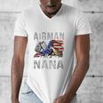 My Favorite Airman Calls Me Nana Air Force Graduation Nana Men's V-Neck T-Shirt