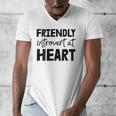 Friendly Introvert At Heart Men's V-Neck T-Shirt