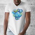 Frutiger Aero Metro Abstract Maximalism 2000s Nostalgia Premium Tri-Blend Men's V-Neck T-Shirt