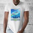 Frutiger Aero Skeuomorphism User Interface Nostalgia Premium Tri-Blend Men's V-Neck T-Shirt Frutiger Aero Skeuomorphism User Interface Nostalgia Premium Tri-Blend Men's V-Neck T-Shirt