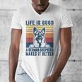 German Shepherd Men Women Dog Dad Mom German Shepherd Men's V-Neck T-Shirt