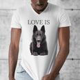 German Shepherd Shirt Shepard TShirt Dog Mom Dad Love Men's V-Neck T-Shirt