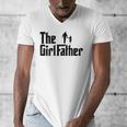 The Girl Father Dad Of Girls Daddy Daughter Men's V-Neck T-Shirt The Girl Father Dad Of Girls Daddy Daughter Men's V-Neck T-Shirt
