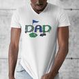 Golf Dad Hole In One Golf First Birthday Boy Party Men's V-Neck T-Shirt