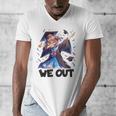 We Out Graduate Dabbing Anime Girl Grad Graduation Men's V-Neck T-Shirt
