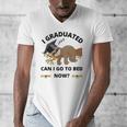 I Graduated Can I Go Back To Bed Sloth Graduation Cap Men's V-Neck T-Shirt