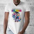Graduation 2nd Grade Unicorn Roller Skate Girls Grad Men's V-Neck T-Shirt