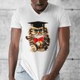 Graduation Cat Class Of 2023 Men's V-Neck T-Shirt