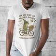 On My Way To Hoard Books And Cause Chaos Tom Foolery Men's V-Neck T-Shirt On My Way To Hoard Books And Cause Chaos Tom Foolery Men's V-Neck T-Shirt