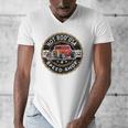 Hotrod Custom Car Automotive Nostalgia Distressed Premium Tri-Blend Men's V-Neck T-Shirt