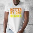 Hotter By One Degree Graduation Shirt College Major Graduate Men's V-Neck T-Shirt