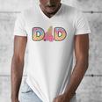 Ice Cream Dad 1st Birthday Matching Family Men's V-Neck T-Shirt Ice Cream Dad 1st Birthday Matching Family Men's V-Neck T-Shirt