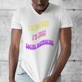 I'm Just Social Distancing Introvert Funny Men's V-Neck T-Shirt