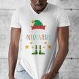 The Introvert Elf Christmas Family Matching Fun Xmas Top Men's V-Neck T-Shirt