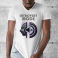 Introvert Mode Finding Inner Peace In Silence Men's V-Neck T-Shirt