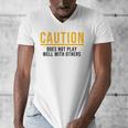 Introverted Does Not Play Well Competitive Athletic Men's V-Neck T-Shirt Introverted Does Not Play Well Competitive Athletic Men's V-Neck T-Shirt