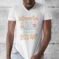 Introverted But Willing To Discuss 90s Rap Premium Tri-Blend Men's V-Neck T-Shirt Introverted But Willing To Discuss 90s Rap Premium Tri-Blend Men's V-Neck T-Shirt