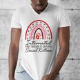 Introverted But Willing To Discuss Serial Killers True Crime Men's V-Neck T-Shirt