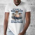 It's Not A Dad Bod It's Father Figure Fat Cat Vintage Men's V-Neck T-Shirt