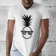 IVF DAD Pineapple Transfer Day Retrieval Day Infertility Men's V-Neck T-Shirt