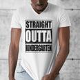 Kids Straight Outta Kindergarten Shirt Boy Girl Graduation Men's V-Neck T-Shirt