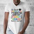 Kindergarten Graduation Graduate 1st Grade Here I Come Kids Men's V-Neck T-Shirt