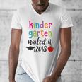Kindergarten Nailed It 2018 Class Graduation T-Shirt Men's V-Neck T-Shirt
