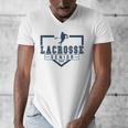 Lacrosse Senior Night Lacrosse Senior 2025 Graduation 33 Men's V-Neck T-Shirt