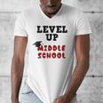 Level Up Middle School 5th Grade Graduation Men's V-Neck T-Shirt